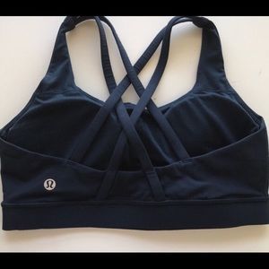 lululemon deep navy sports bra